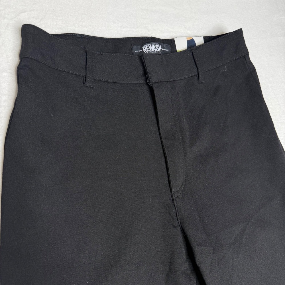 REWA$H Black Wide Leg Pants Women Size 3 Flare High Waisted Casual